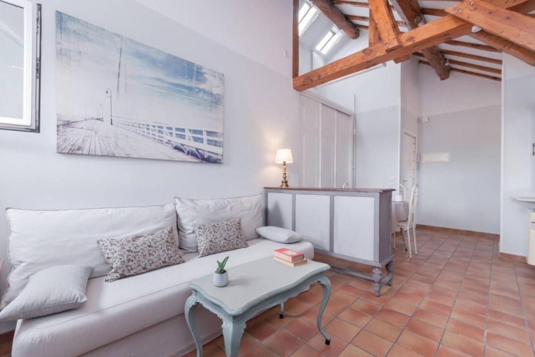 Cozy One-Bedroom Penthhouse La Latina Madrid Eksteriør bilde